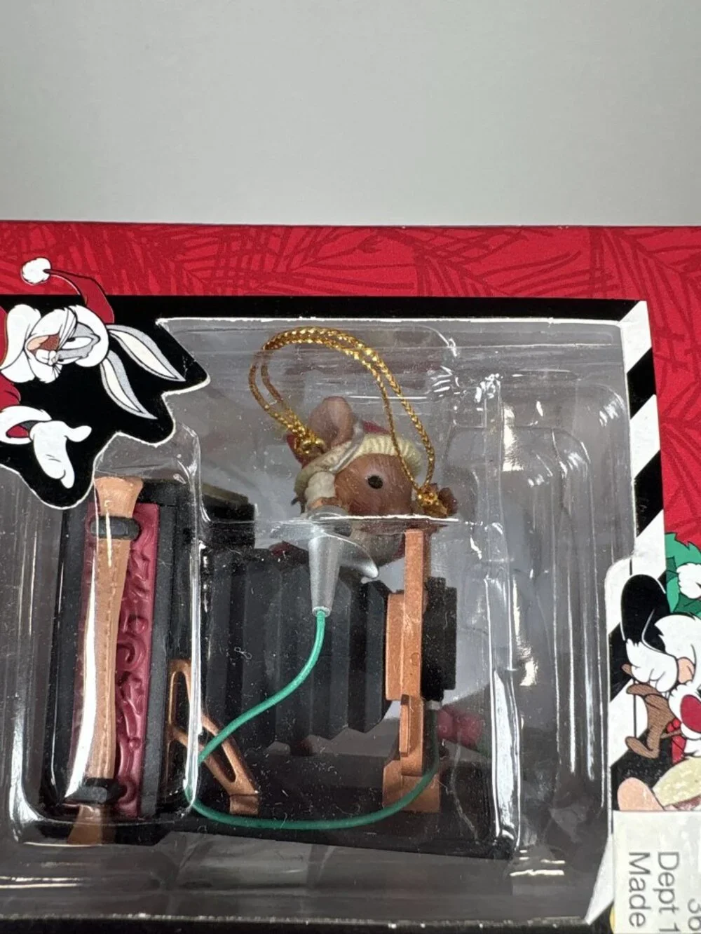 Looney Tunes Bugs Bunny Camera Director Christmas Ornament In Packaging